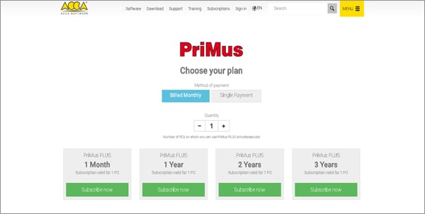 Elije las soluciones propuestas | ACCA software
