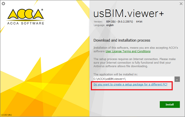 Create setup Package for different PC | ACCA software