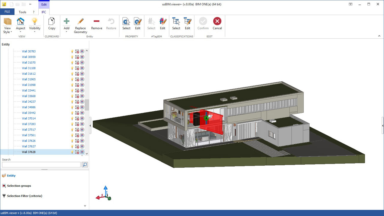 Free IFC viewer usBIM.viewer+ ACCA software