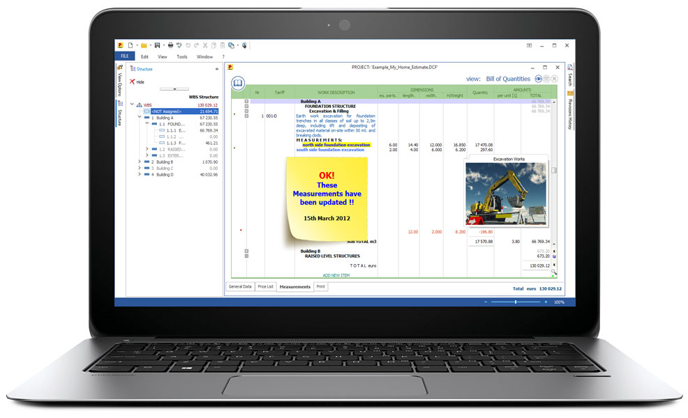 primus software programa de orçamento de obras